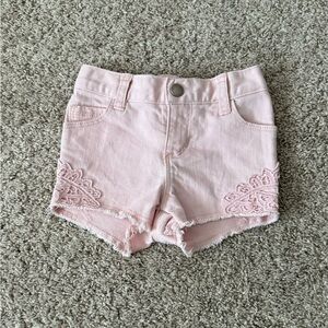 Old Navy baby girls pink shorts size 12-18 months